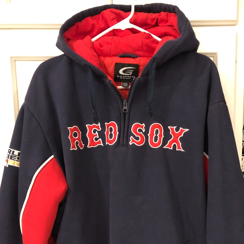 Red Sox 07 World Series 1/4 Zip Heavyweight Jacket
